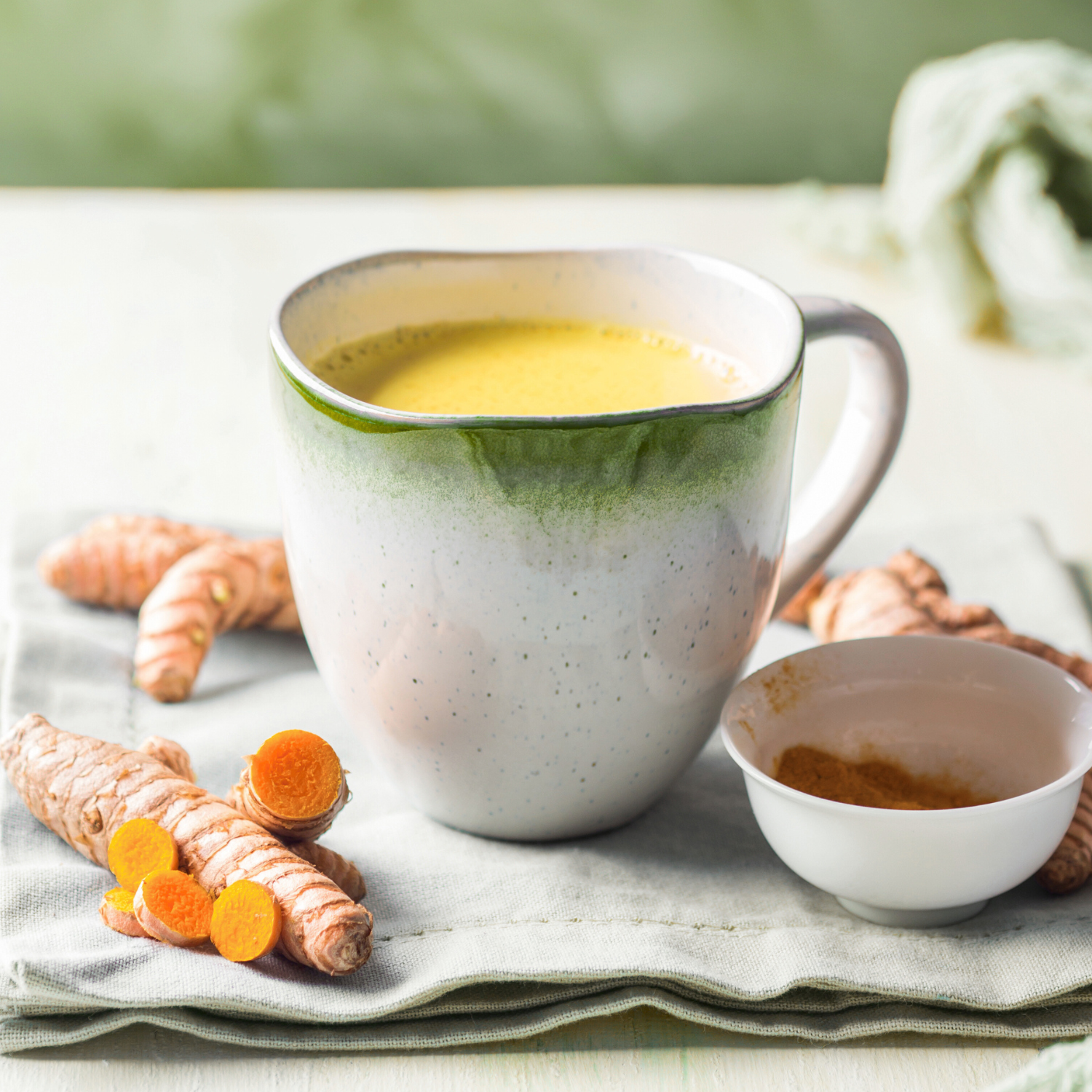 Lion's Mane Turmeric Latte