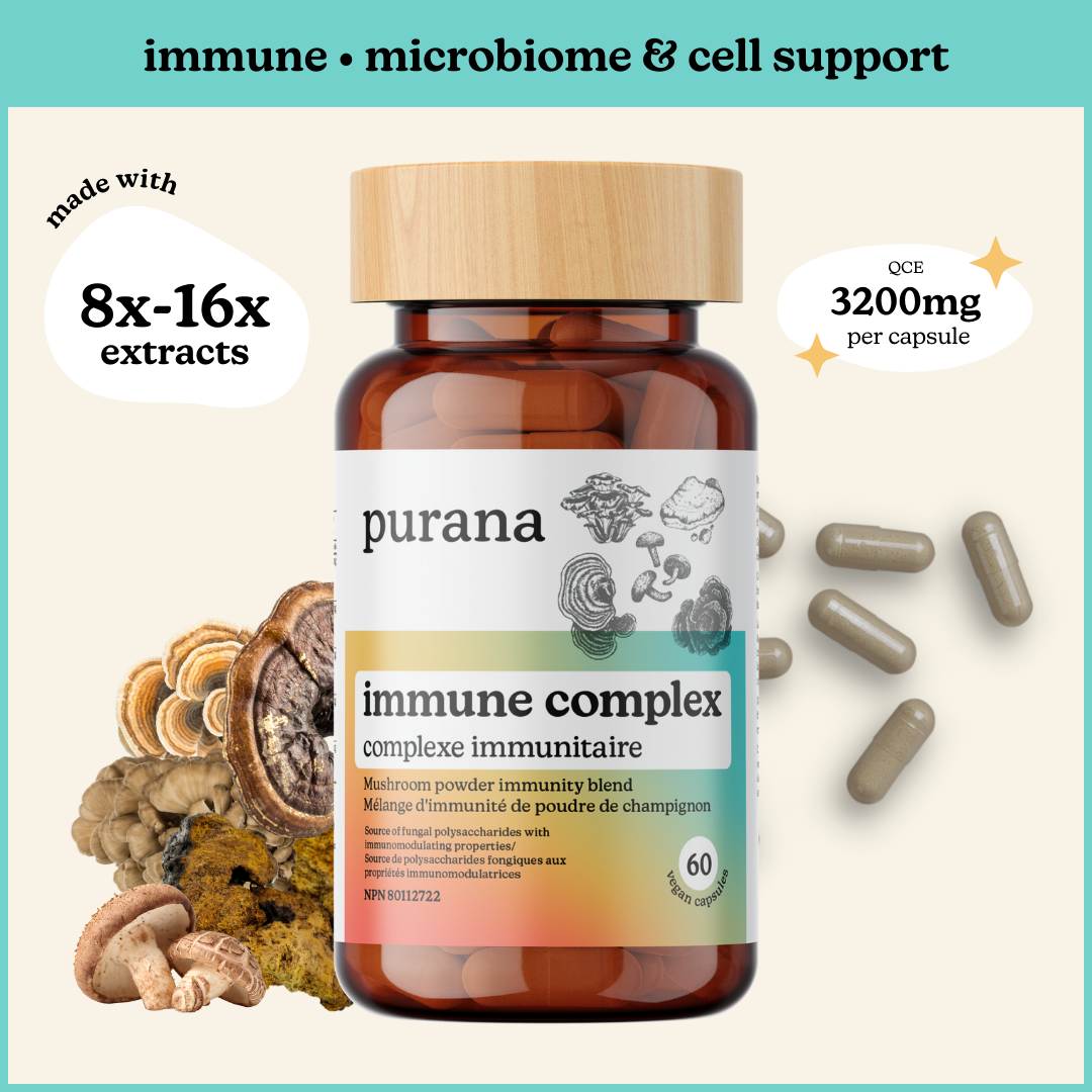 Microbiome Health Bundle - Immune Complex, Lion's Mane 1:1 Capsules, and Turkey Tail 8:1 Capsules