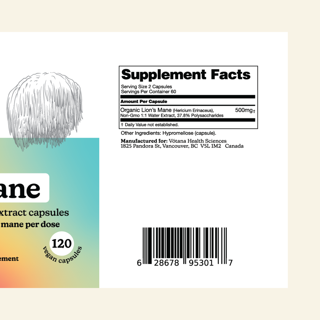 Lion's Mane 1x Capsules (US)